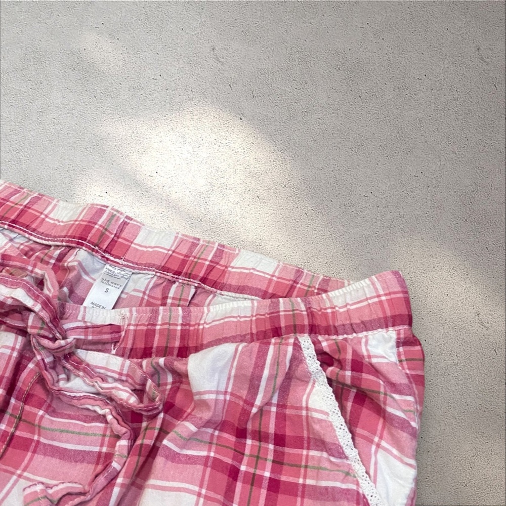 !! SOLD !! Old Navy Pink Low Rise Fit Plaid Pants - Picture 4 of 7